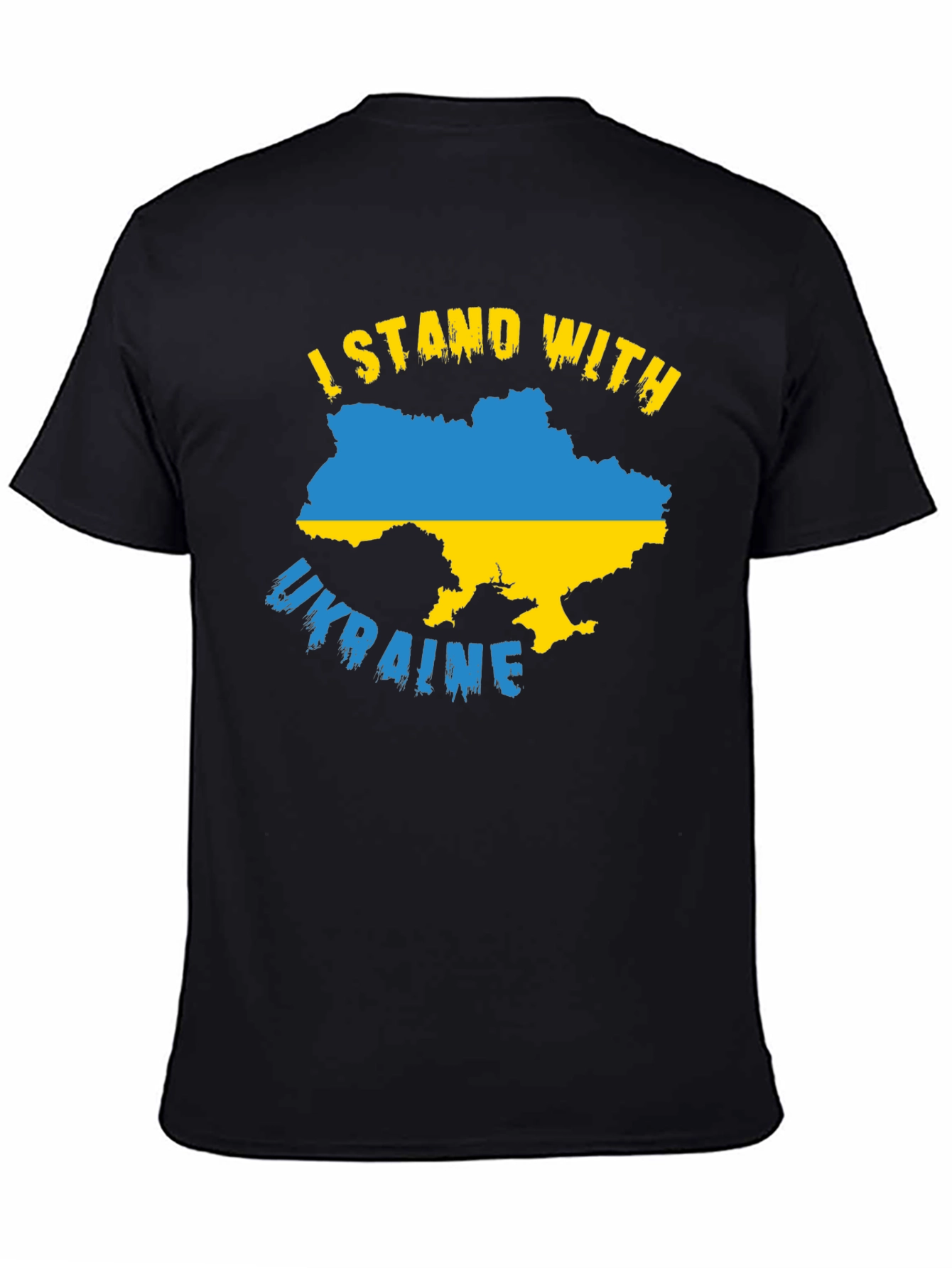 Ukraine Flag T-Shirt: I Stand With Ukraine Support