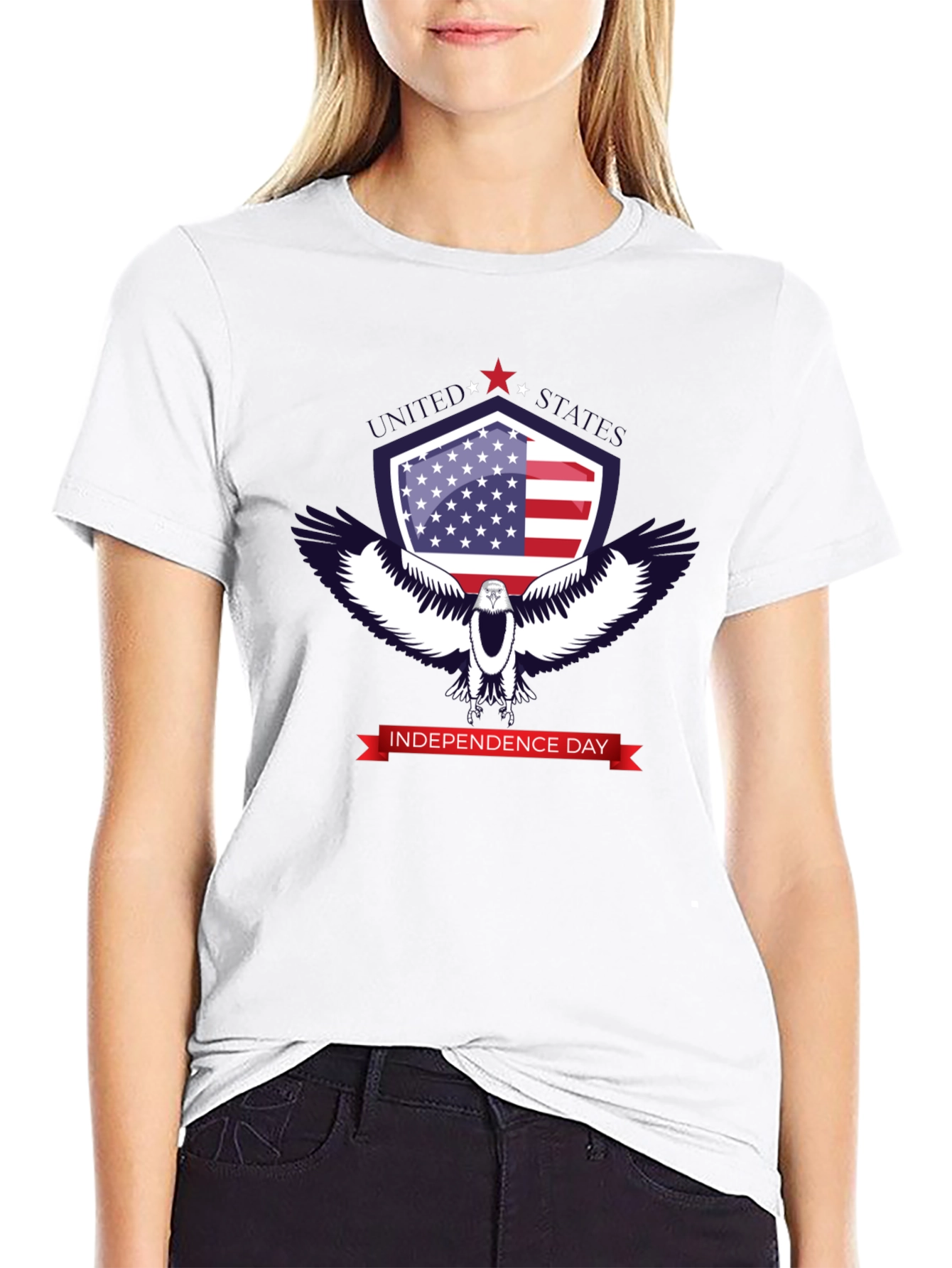 Independence Day Eagle Graphic Tee