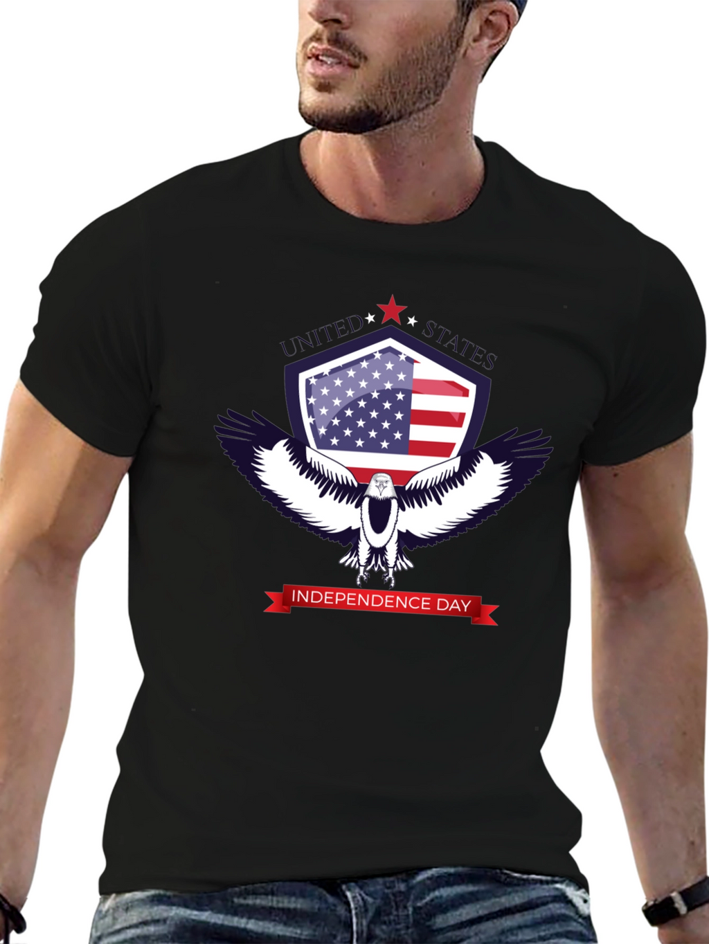 Independence Day Eagle Graphic Tee