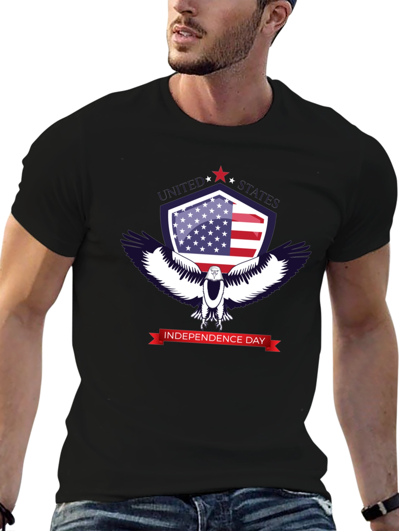Independence Day Eagle Graphic Tee