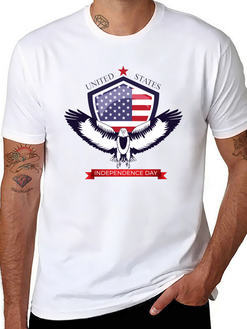 Independence Day Eagle Graphic Tee