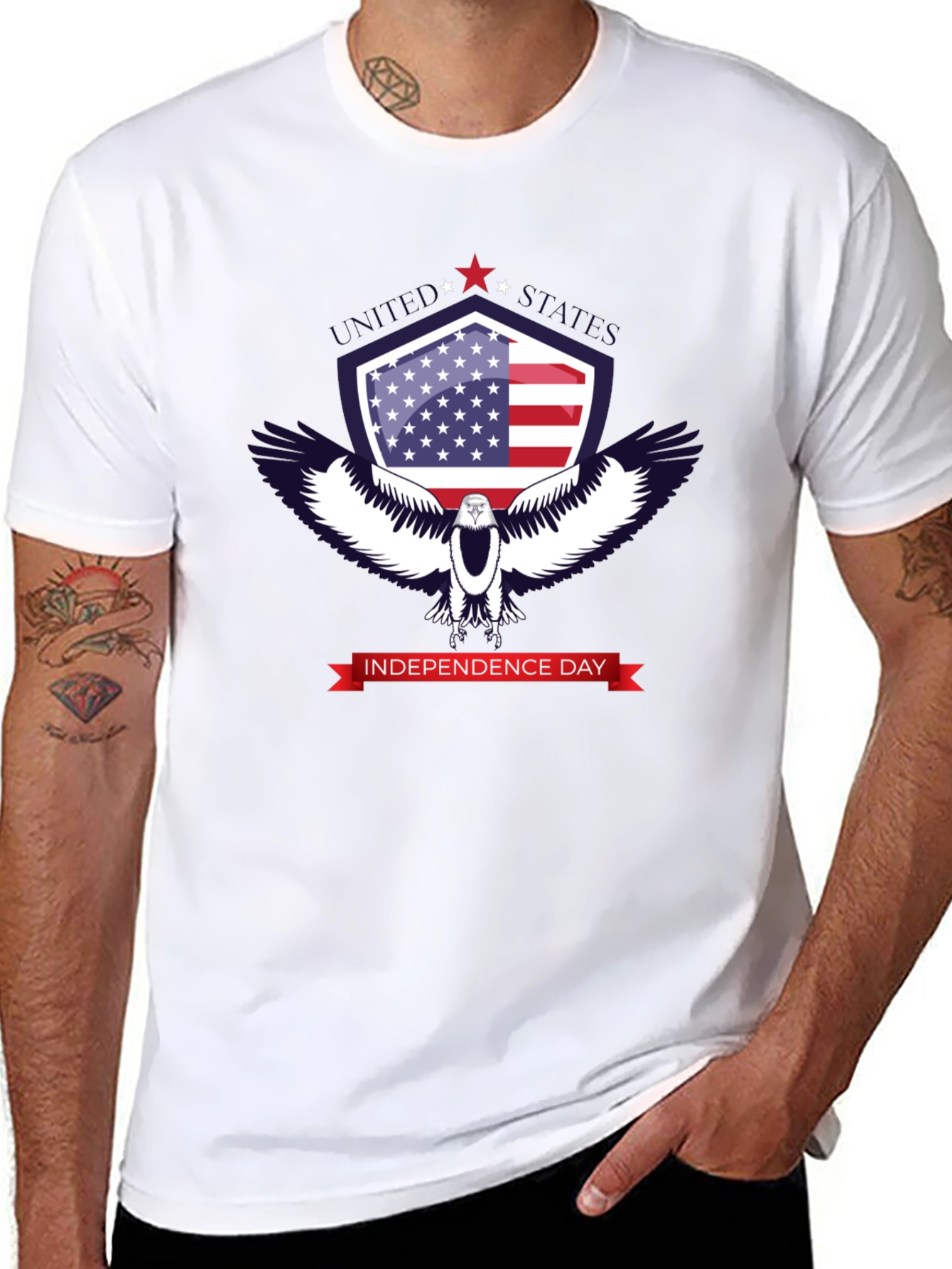 Independence Day Eagle Graphic Tee
