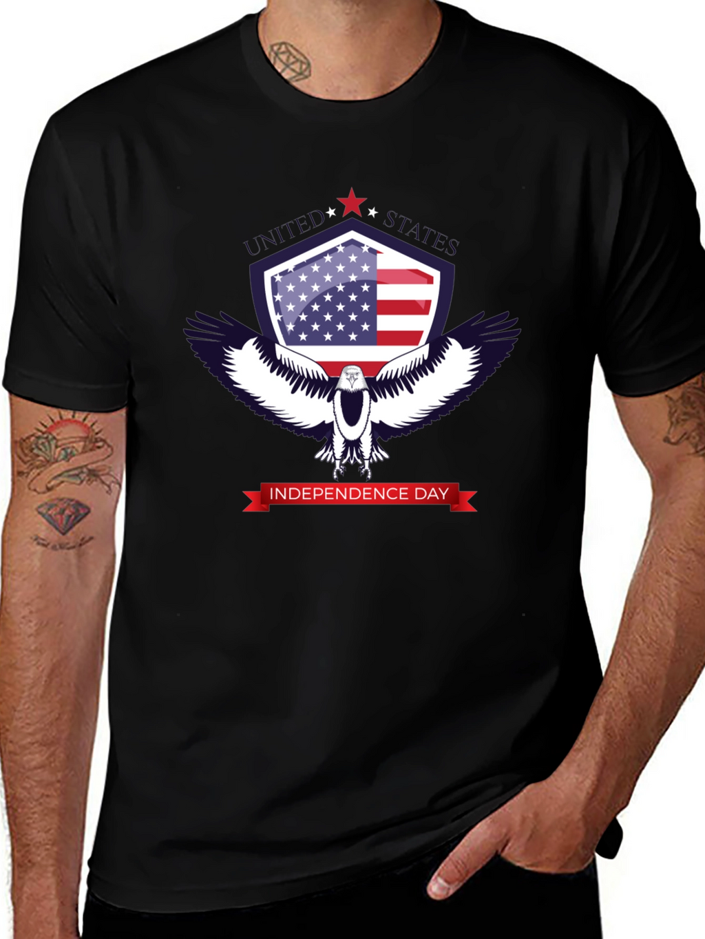 Independence Day Eagle Graphic Tee