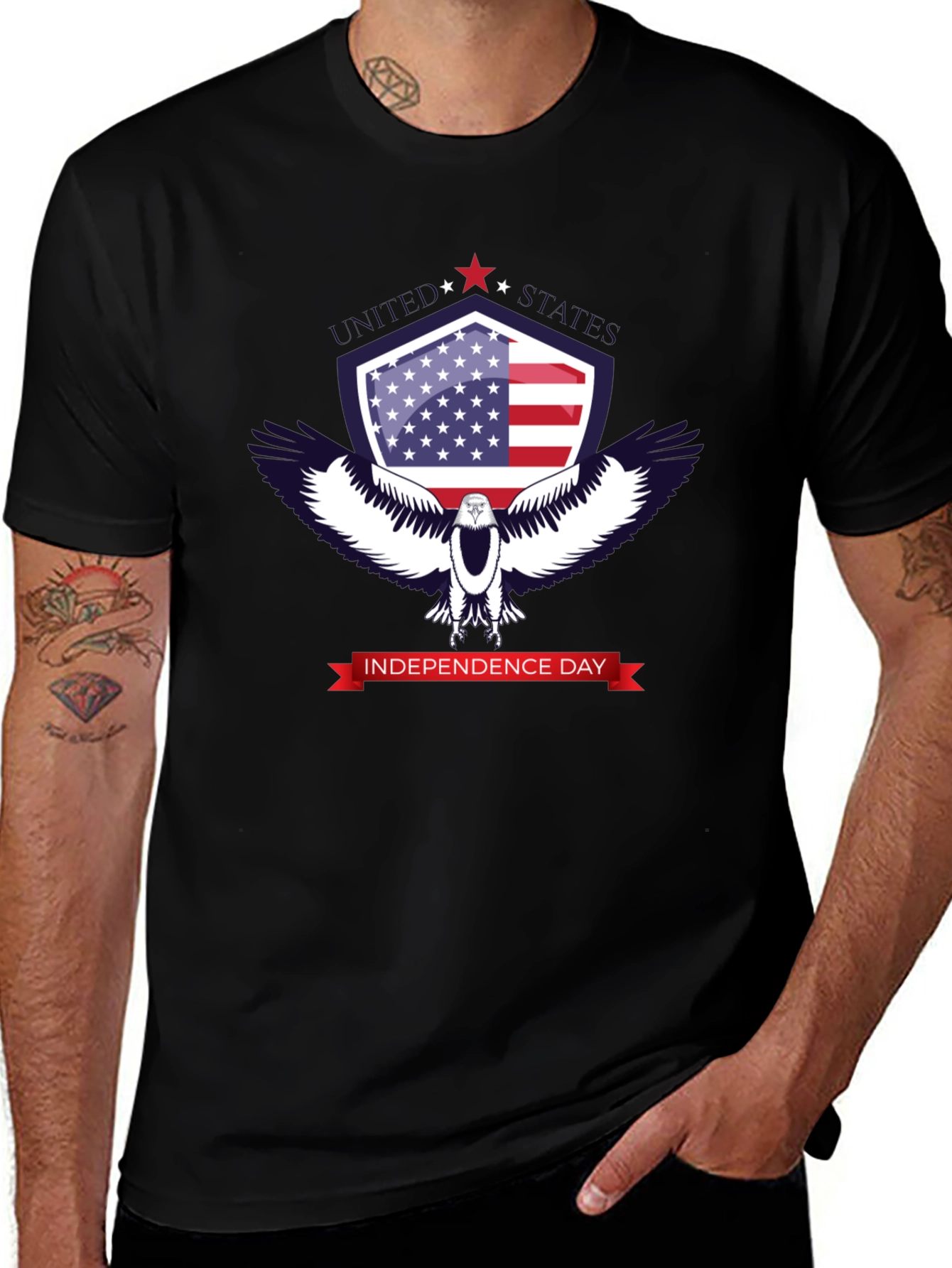 Independence Day Eagle Graphic Tee