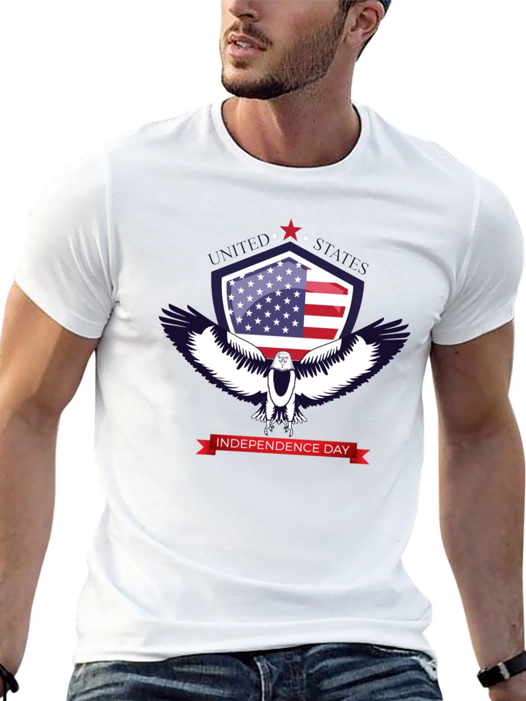 Independence Day Eagle Graphic Tee