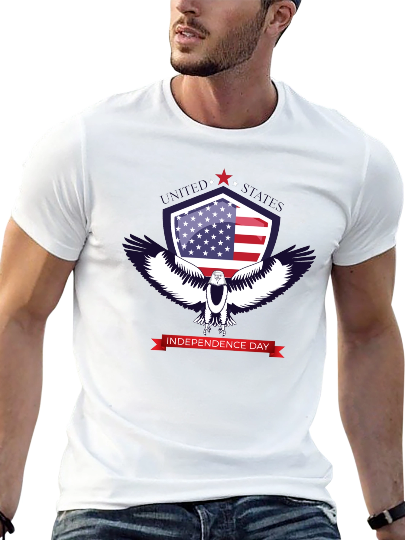 Independence Day Eagle Graphic Tee
