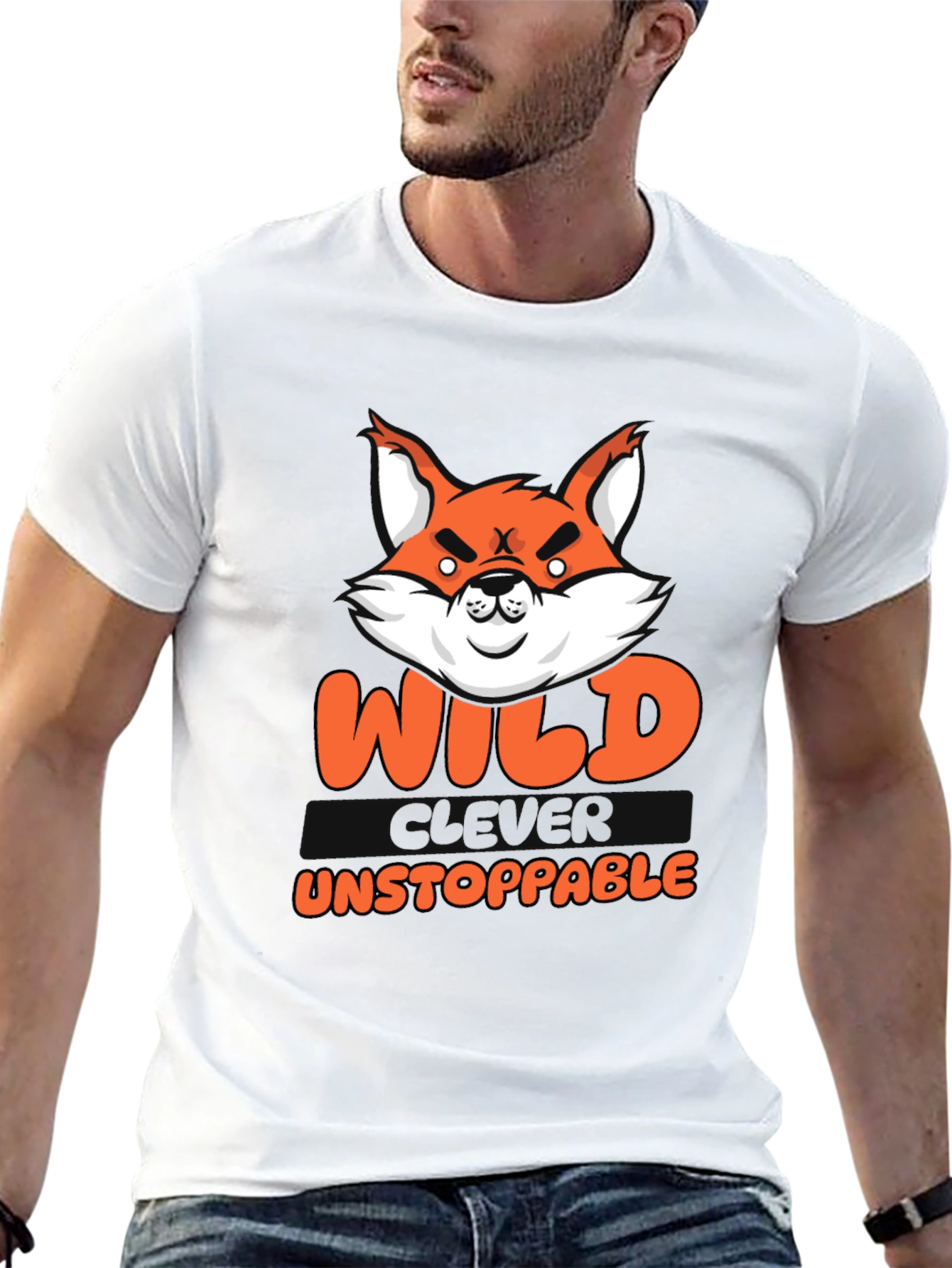 Wild Fox Graphic T-Shirt - Unstoppable Style!