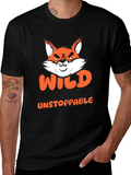 Wild Fox Graphic T-Shirt - Unstoppable Style!