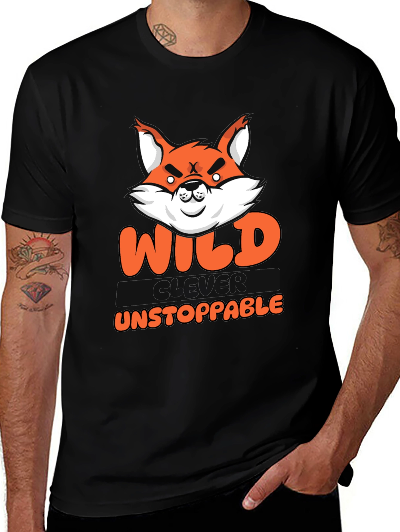 Wild Fox Graphic T-Shirt - Unstoppable Style!