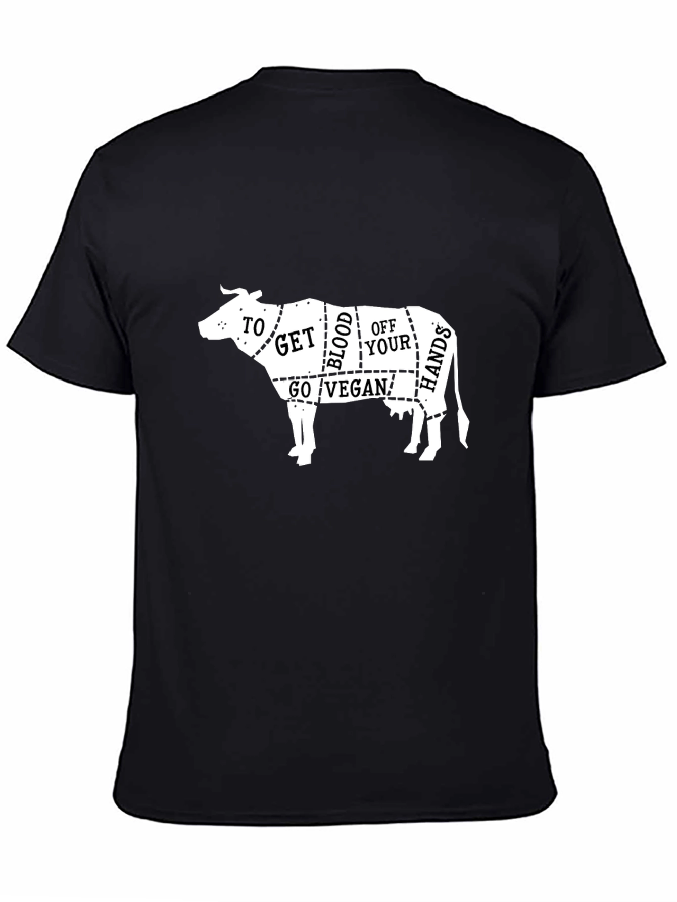 Vegan Butcher T-Shirt: To Get Blood Off Your Hands Go Vegan!