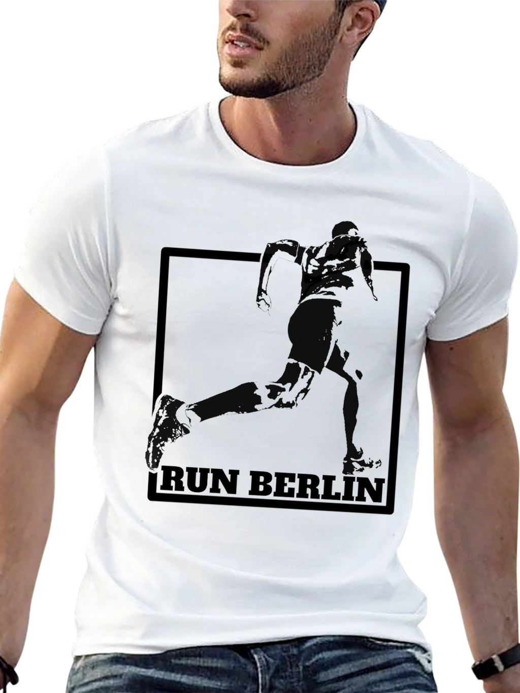 Run Berlin T-Shirt - Athletic Style Comfortable Fit