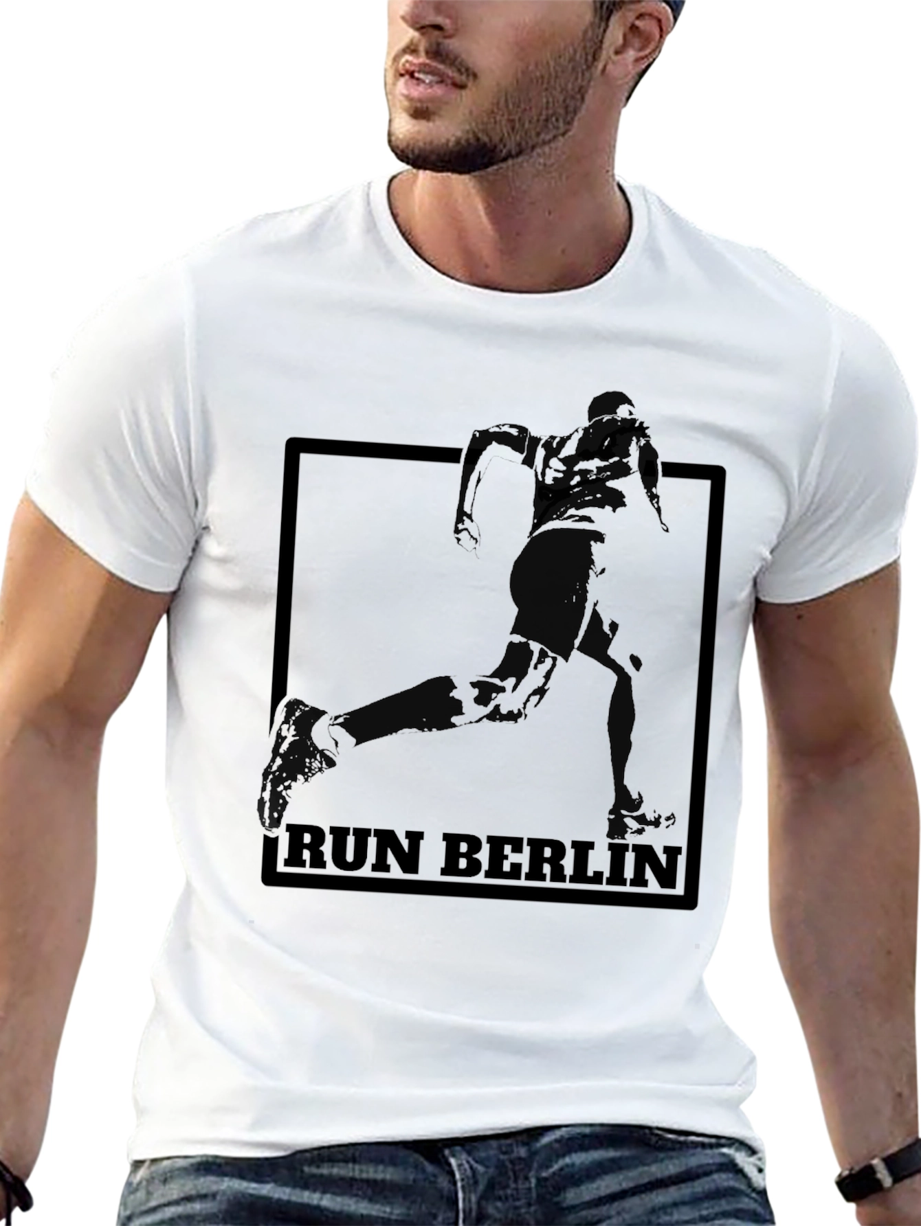 Run Berlin T-Shirt - Athletic Style Comfortable Fit