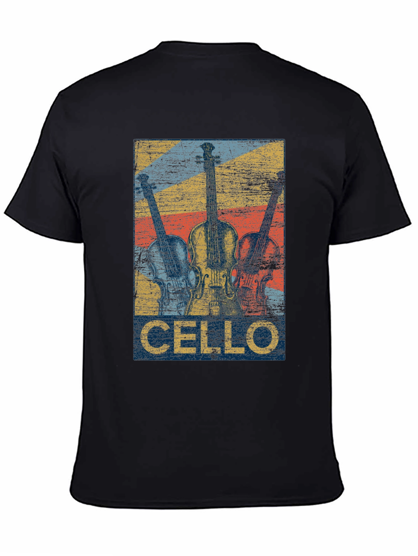 Vintage Cello Music T-Shirt - Retro Design