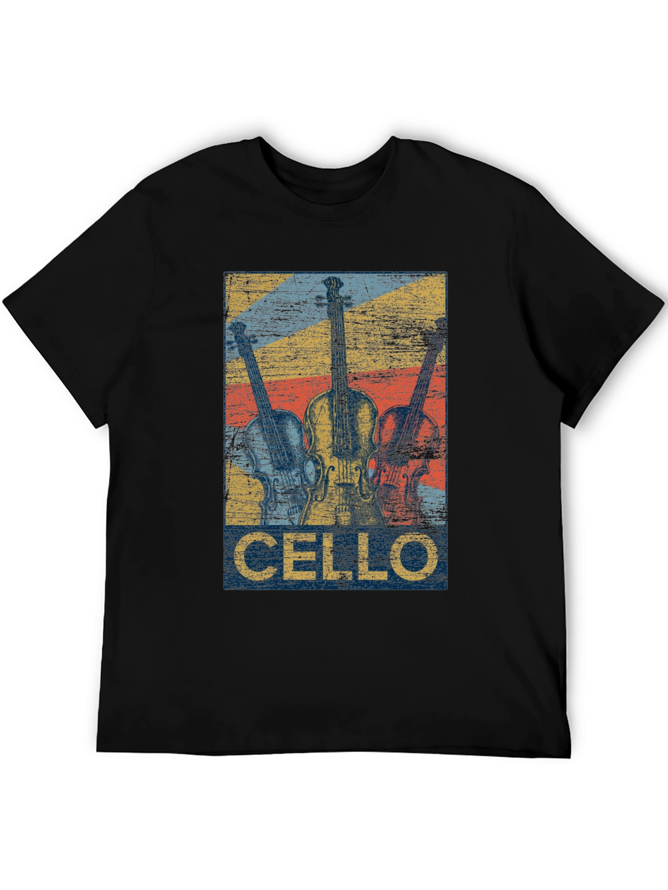 Vintage Cello Music T-Shirt - Retro Design