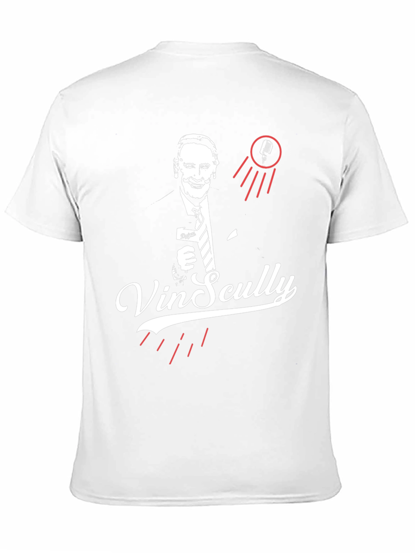 Vin Scully Tribute T-Shirt - Classic Broadcaster Design