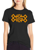 Geometric Graphic Black T-Shirt