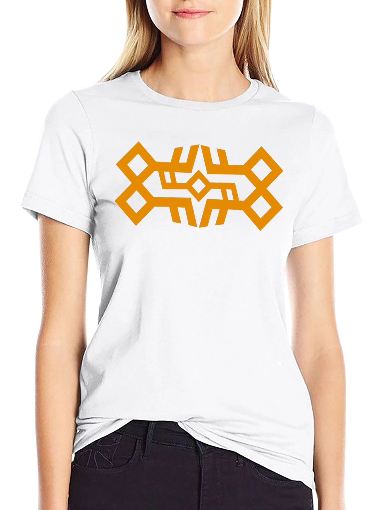 Geometric Graphic Black T-Shirt