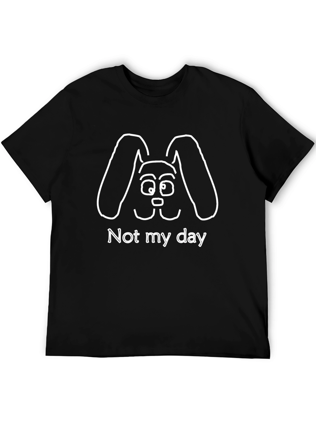Not My Day Funny Rabbit T-Shirt
