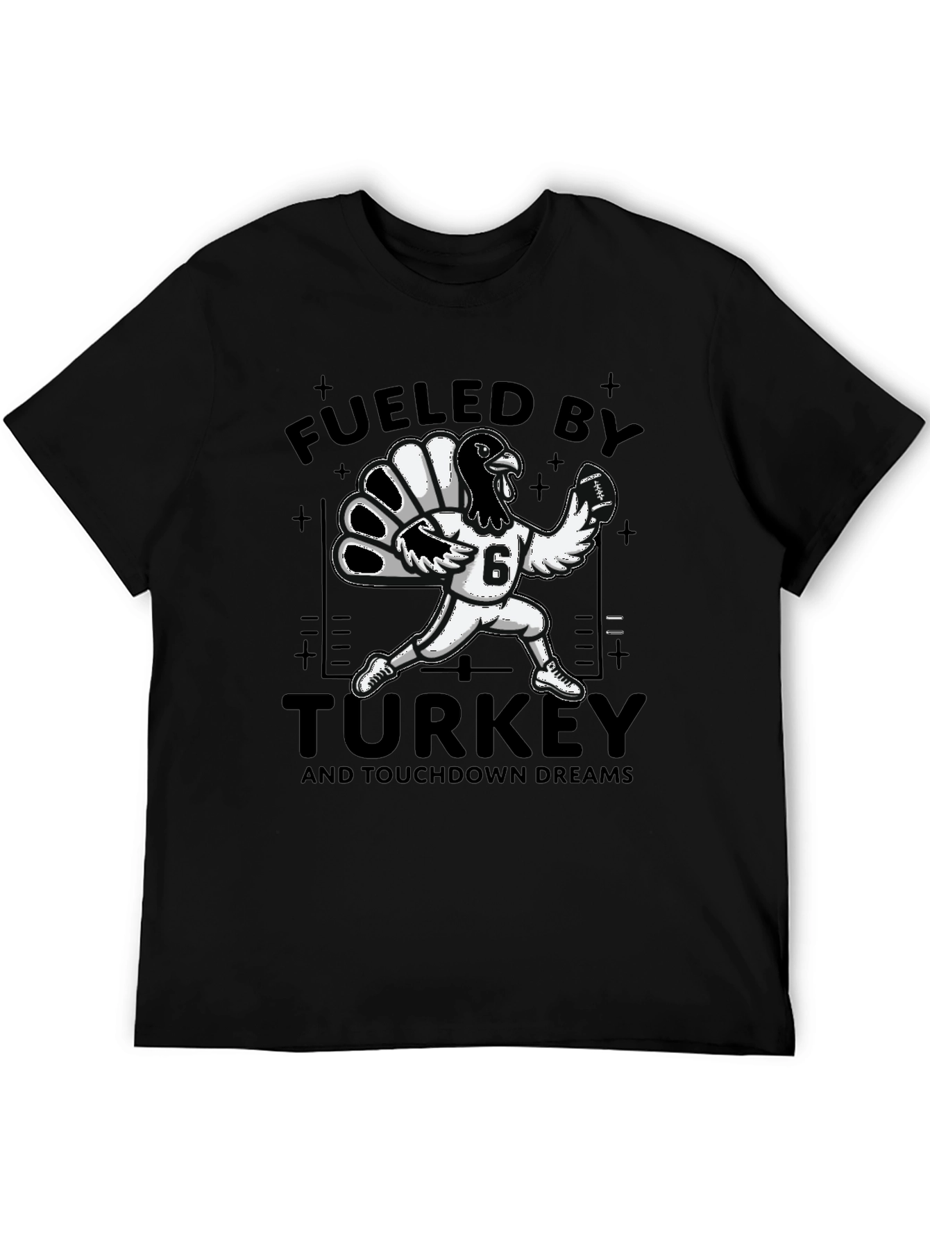 Fueled By Turkey Football T-Shirt