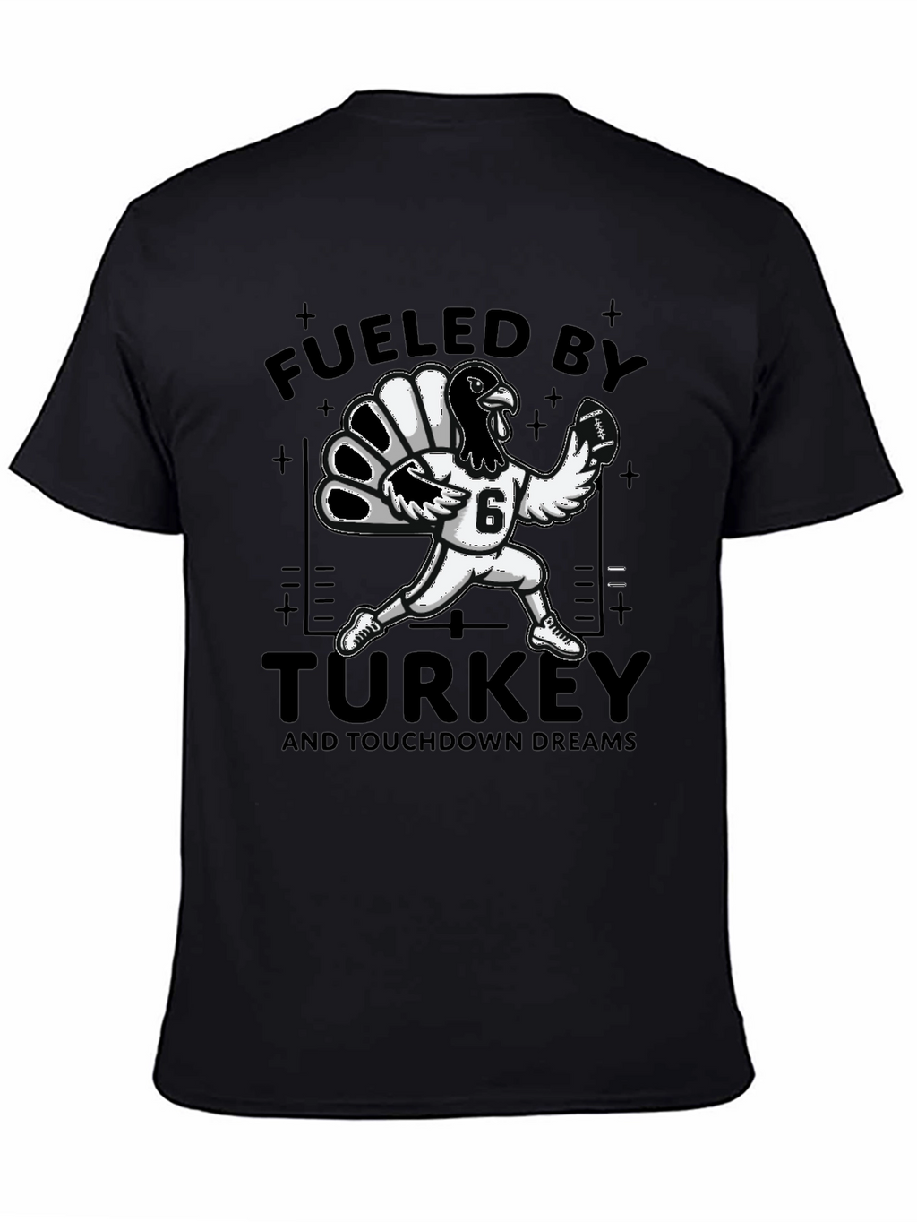 Fueled By Turkey Football T-Shirt