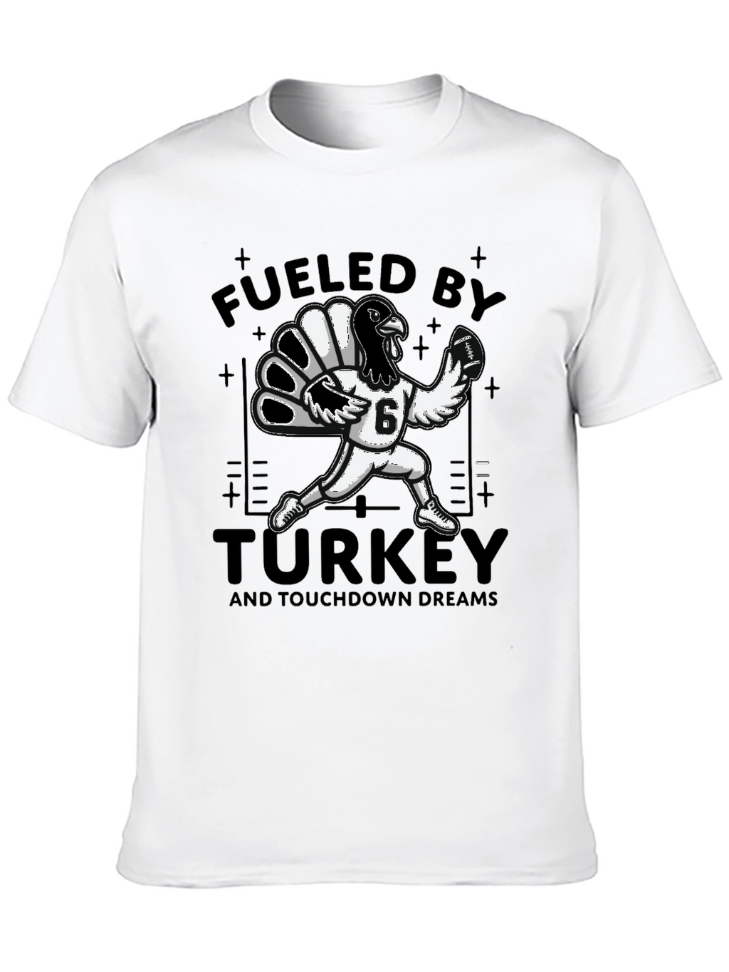 Fueled By Turkey Football T-Shirt