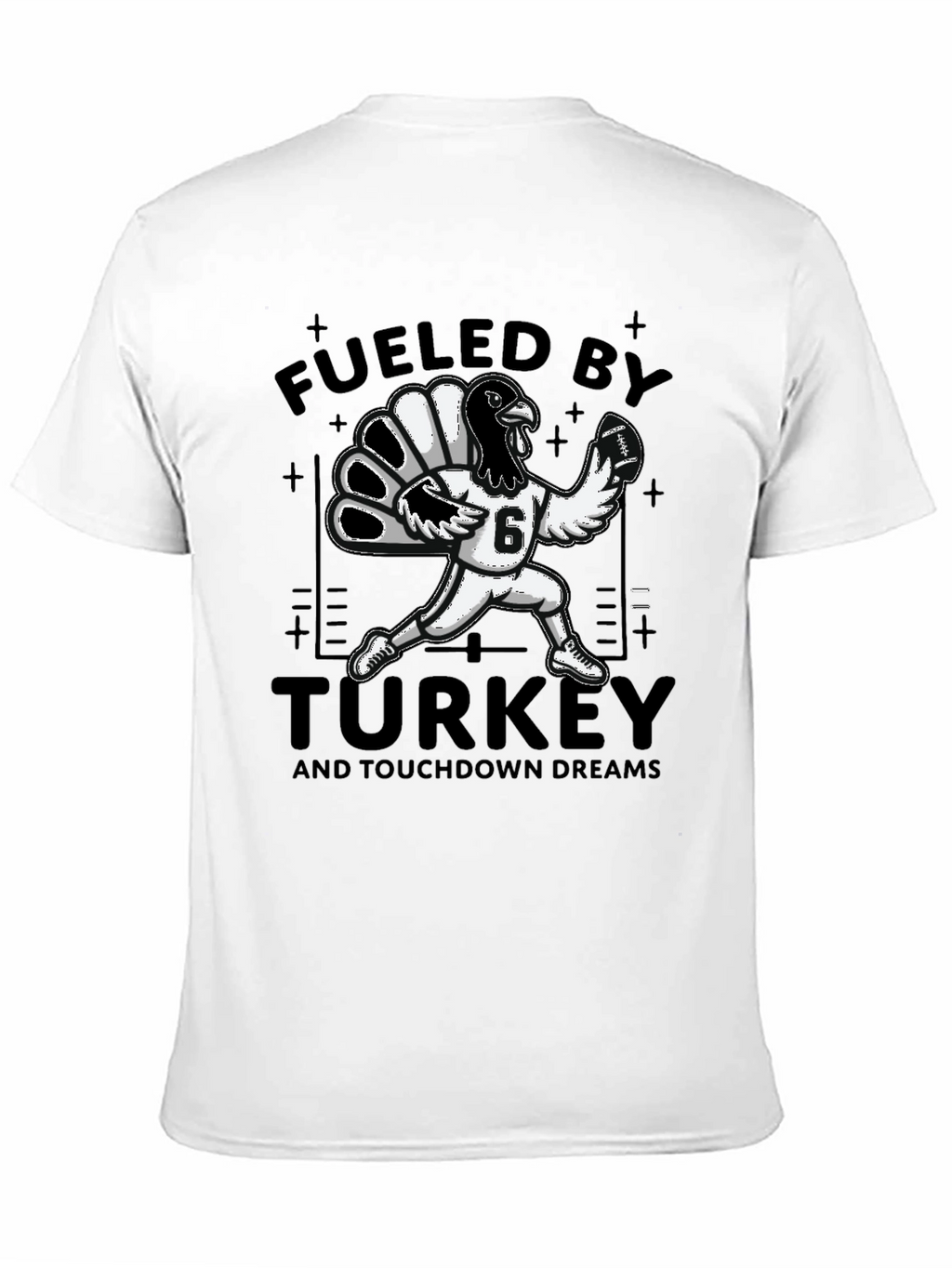 Fueled By Turkey Football T-Shirt