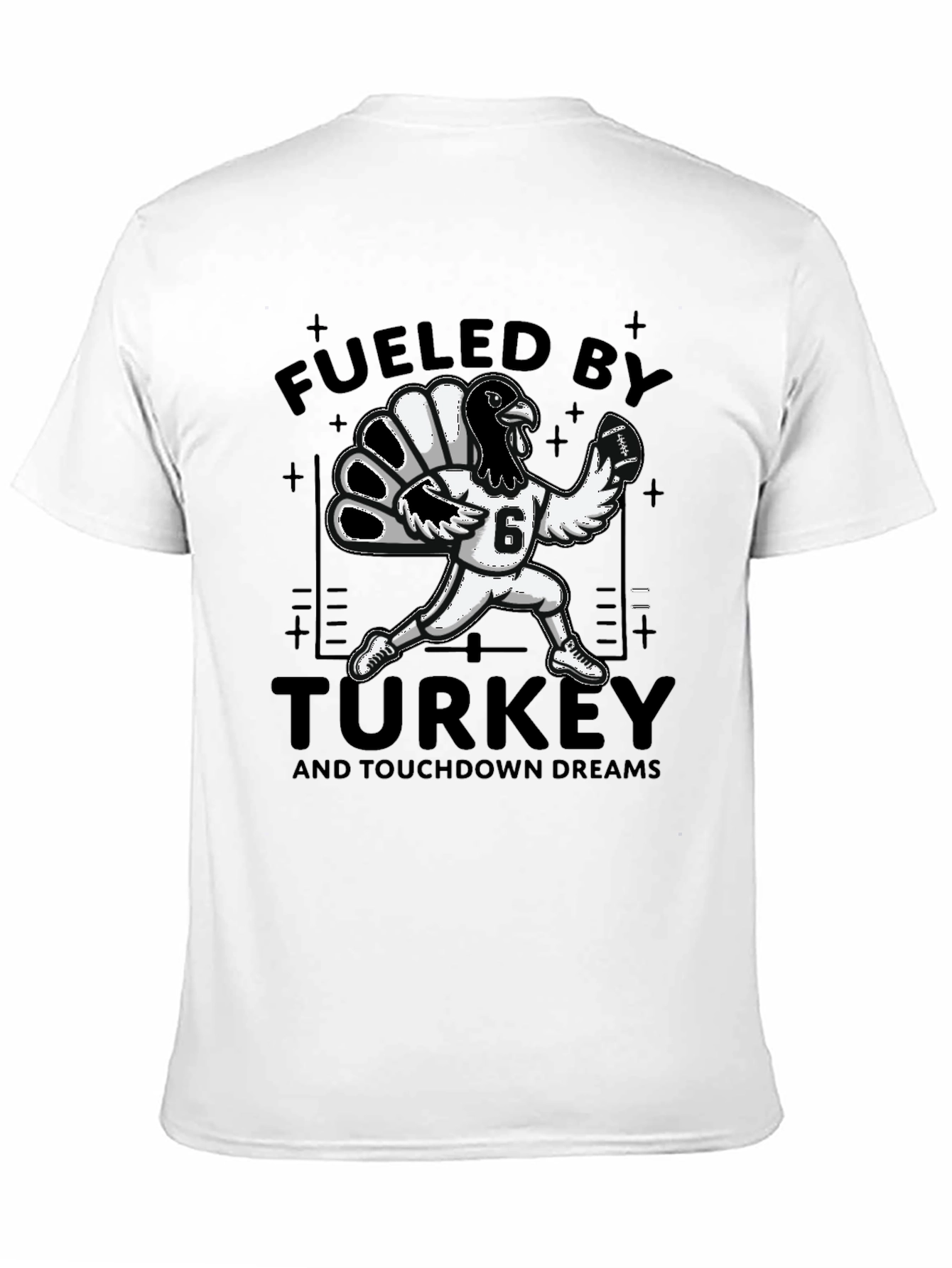 Fueled By Turkey Football T-Shirt