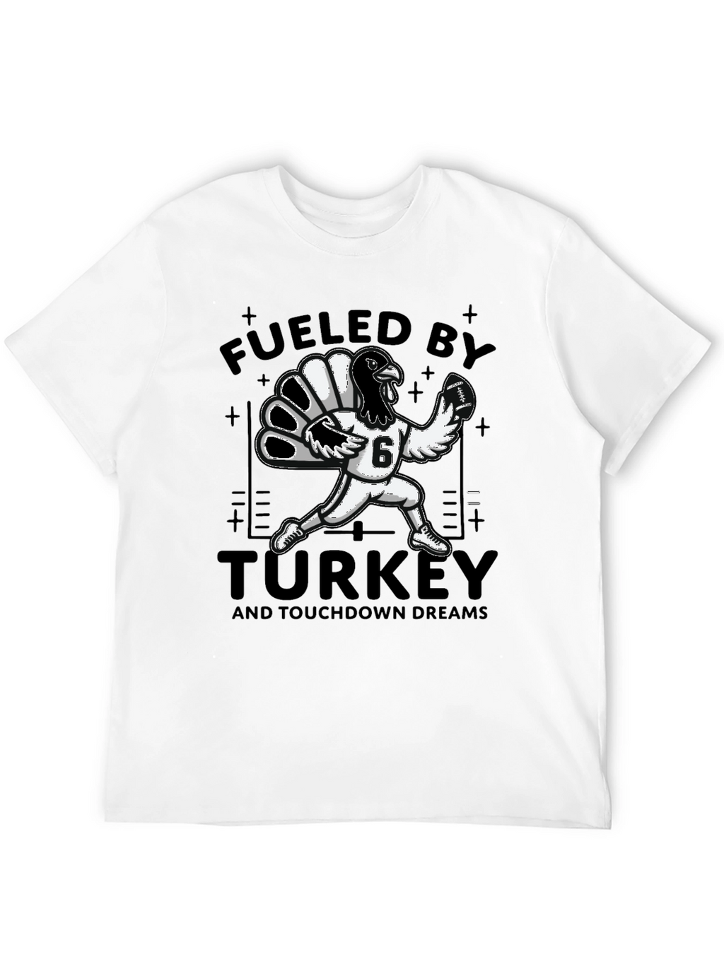 Fueled By Turkey Football T-Shirt