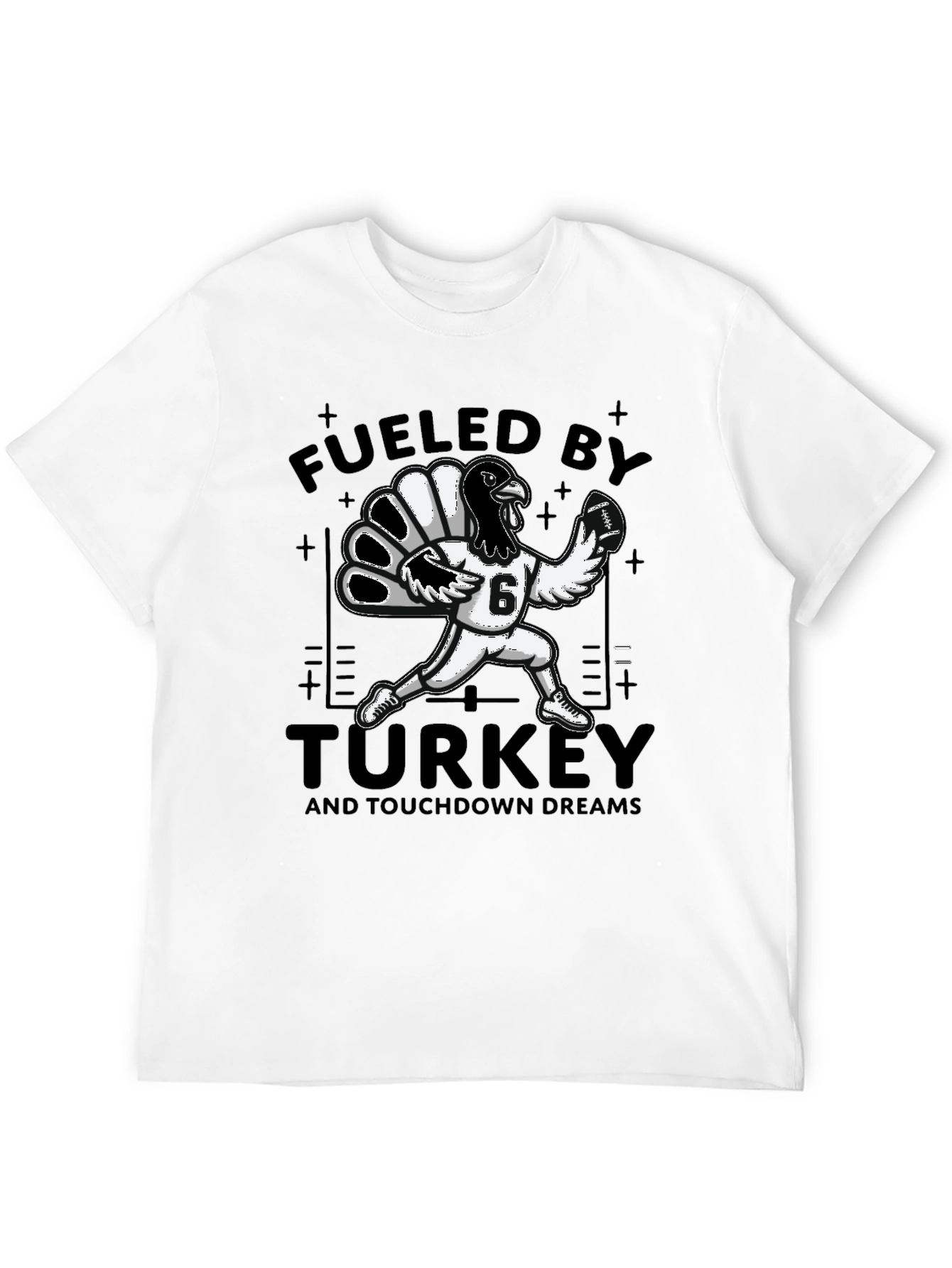 Fueled By Turkey Football T-Shirt