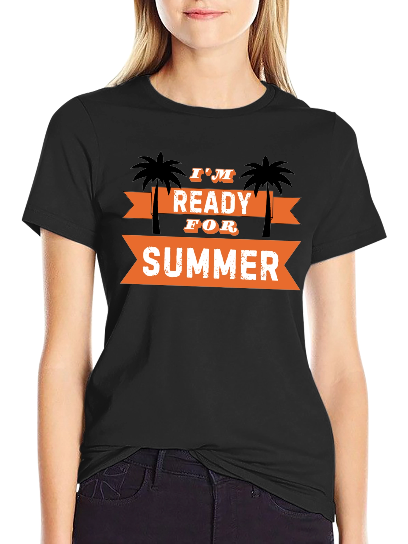 Im Ready for Summer T-Shirt Palm Tree Graphic Tee