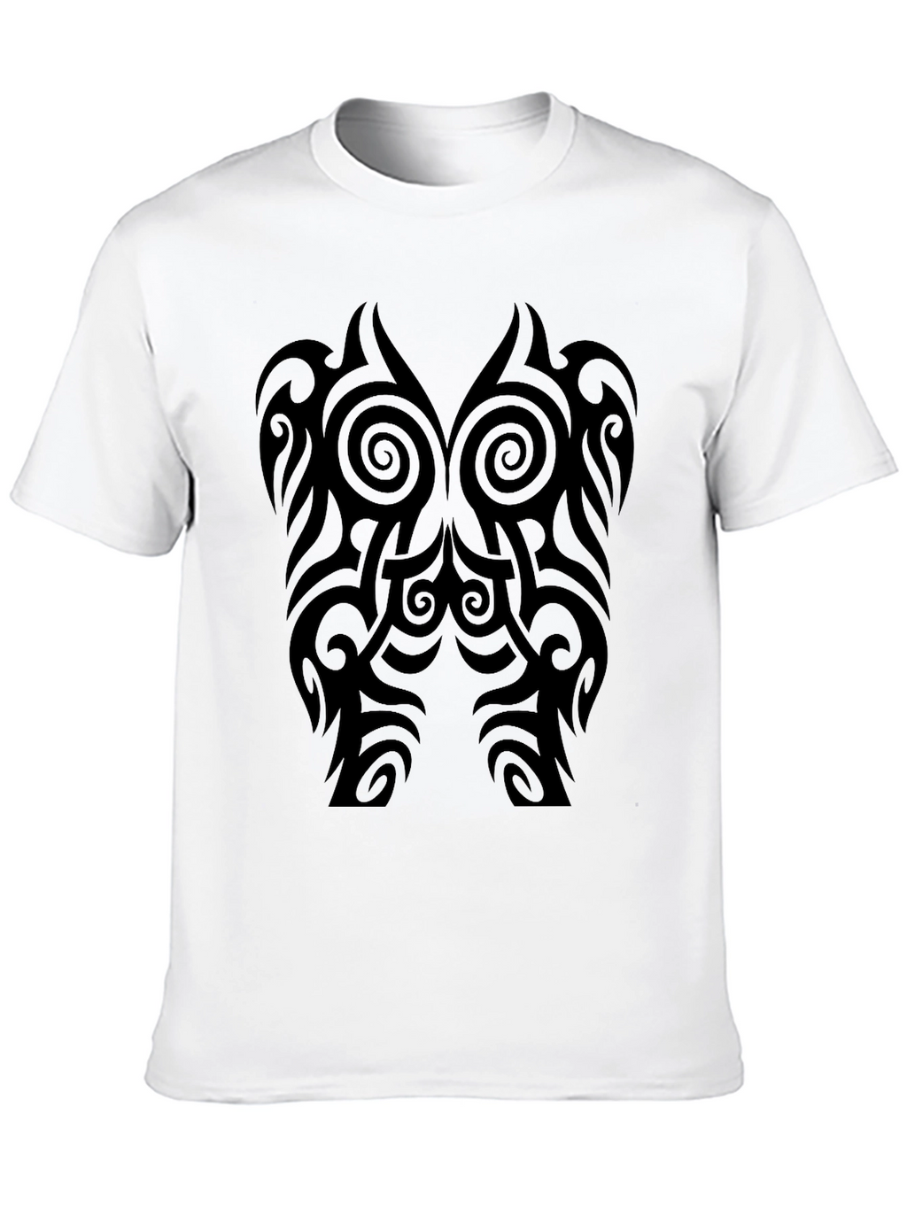 Tribal Tattoo Graphic Black T-Shirt