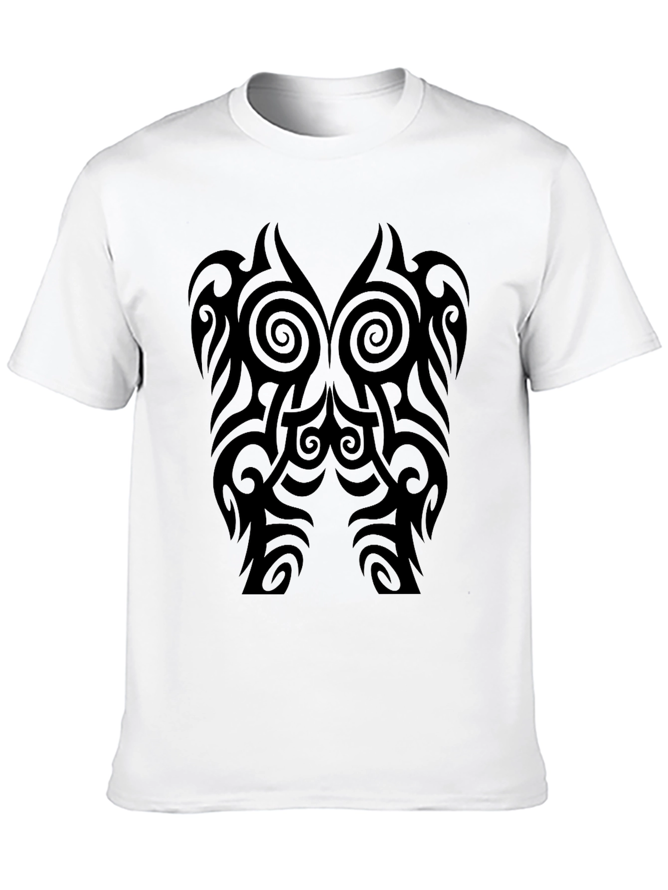 Tribal Tattoo Graphic Black T-Shirt