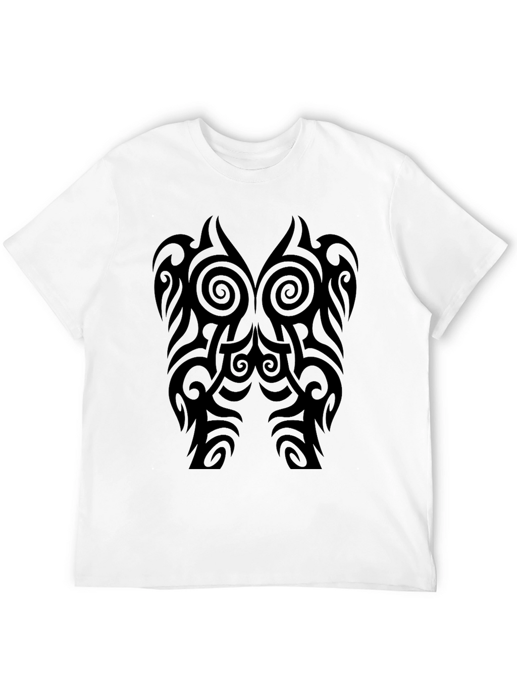 Tribal Tattoo Graphic Black T-Shirt