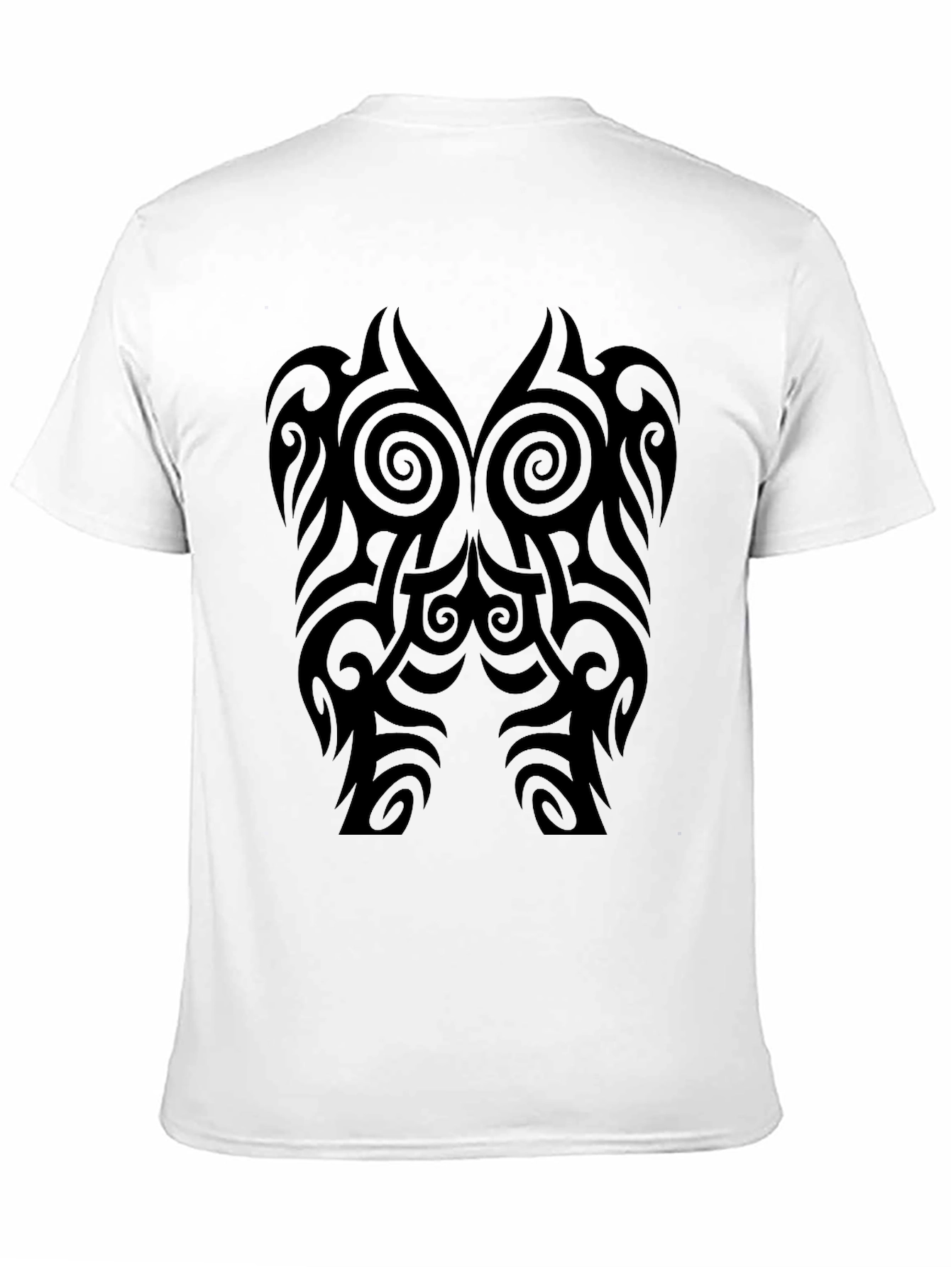 Tribal Tattoo Graphic Black T-Shirt