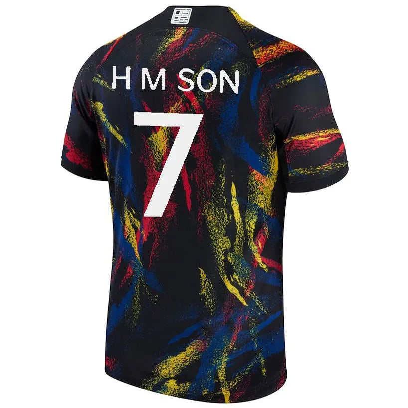 H M SON # 7 South Korea 1:1 Quality Away Fans Jersey 2022/23 ★★ Front