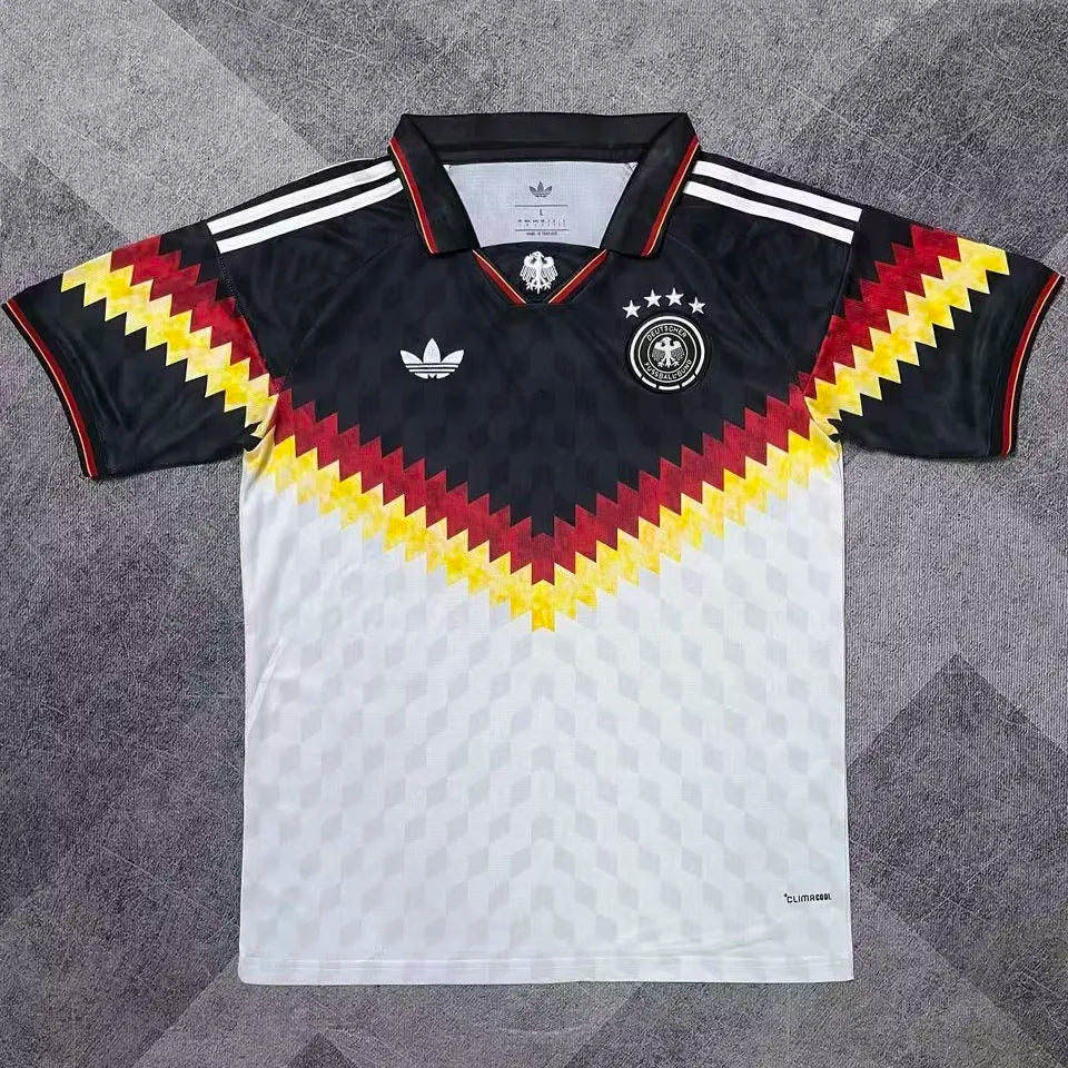 2026/27 Germany White Retro Style Soccer Jersey Front