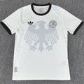 2025/26 Germany 125Th Special Edition White Fans Jersey 胸前有暗纹 Front