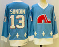 Men's Colorado Avalanche Mats Sundin #13 Blue Player Game Jerseys