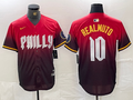 Men's Philadelphia Phillies J.T. Realmuto #10 Red 2024 City Connect Limited Player Jerseys