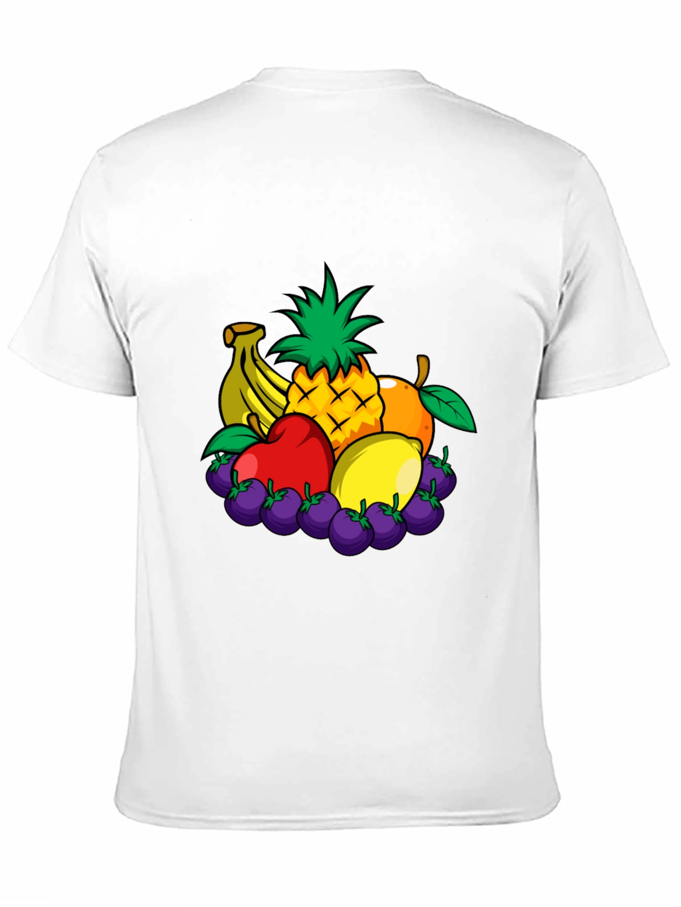 Fruit Medley Graphic Black T-Shirt