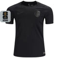 2026/27 Norway Away Black Fans Soccer Jersey (Have Right Patch 有右臂章 白底黑字） Front