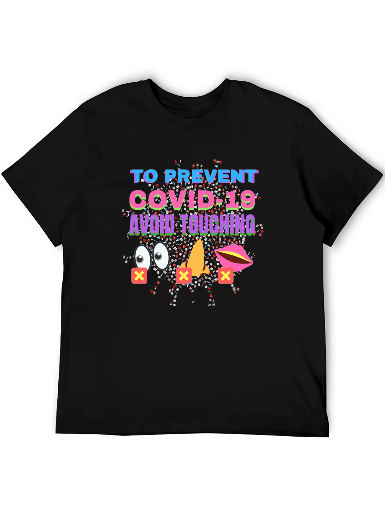 Avoid Touching COVID-19 Graphic Tee