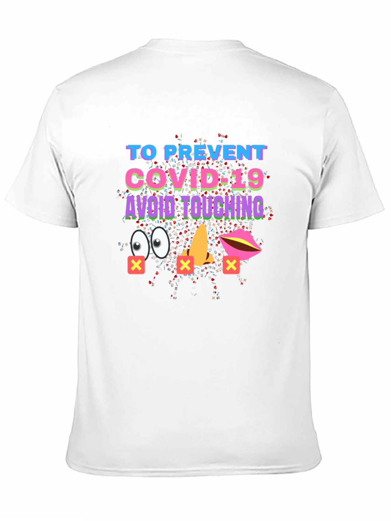 Avoid Touching COVID-19 Graphic Tee