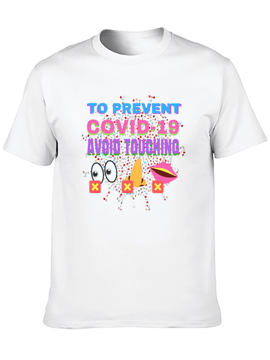Avoid Touching COVID-19 Graphic Tee