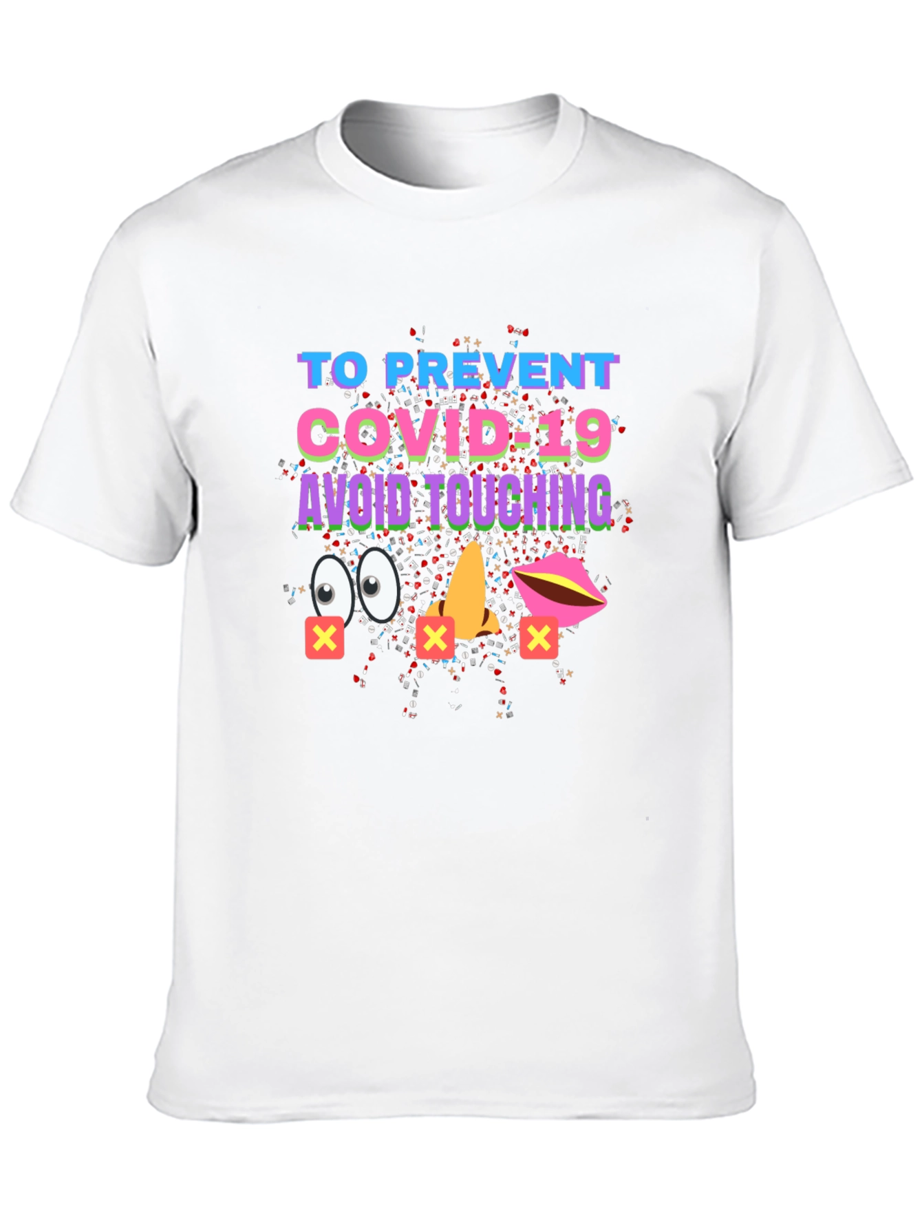 Avoid Touching COVID-19 Graphic Tee