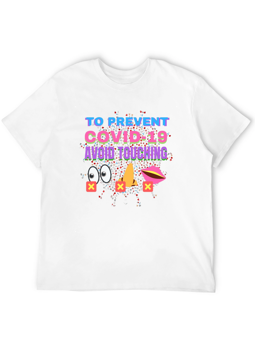 Avoid Touching COVID-19 Graphic Tee