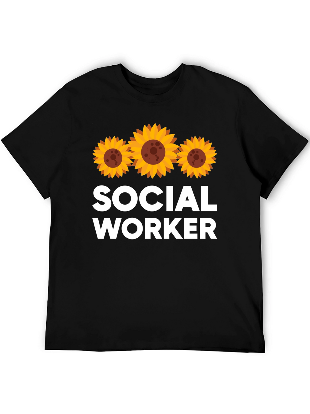 Social Worker Sunflower Graphic Tee