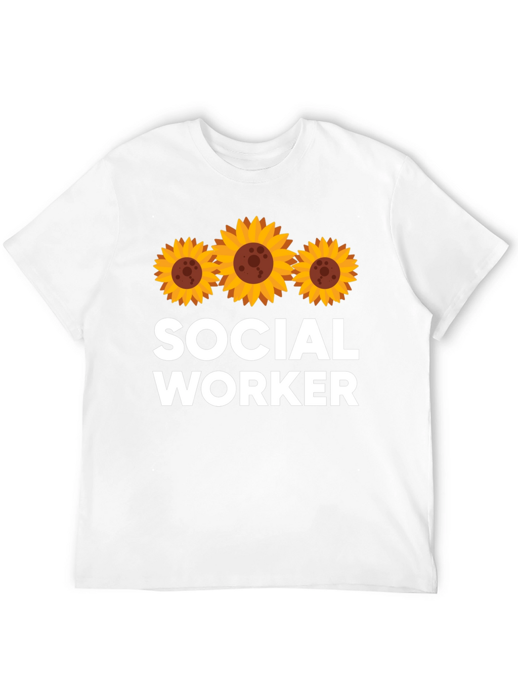 Social Worker Sunflower Graphic Tee