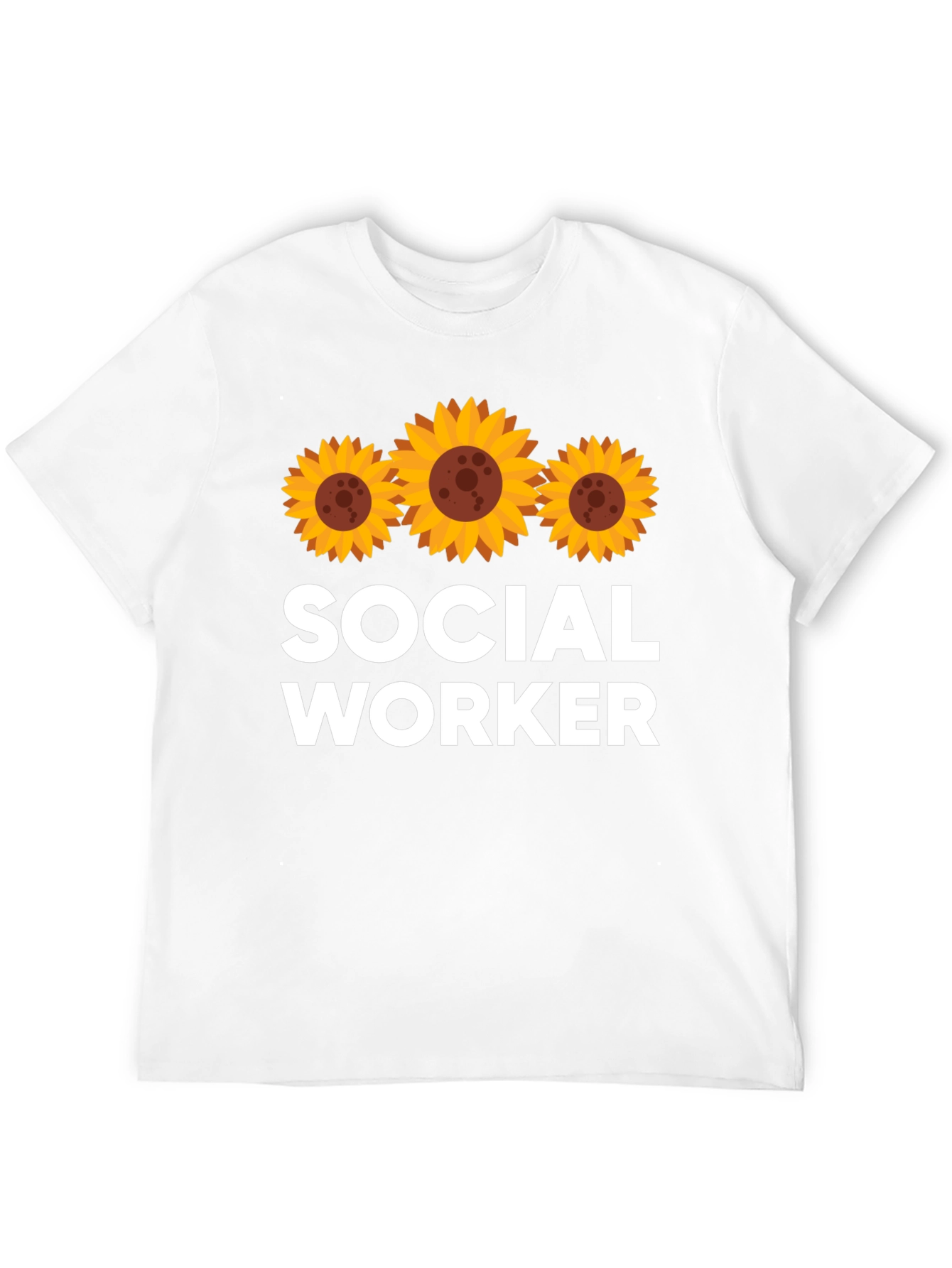 Social Worker Sunflower Graphic Tee