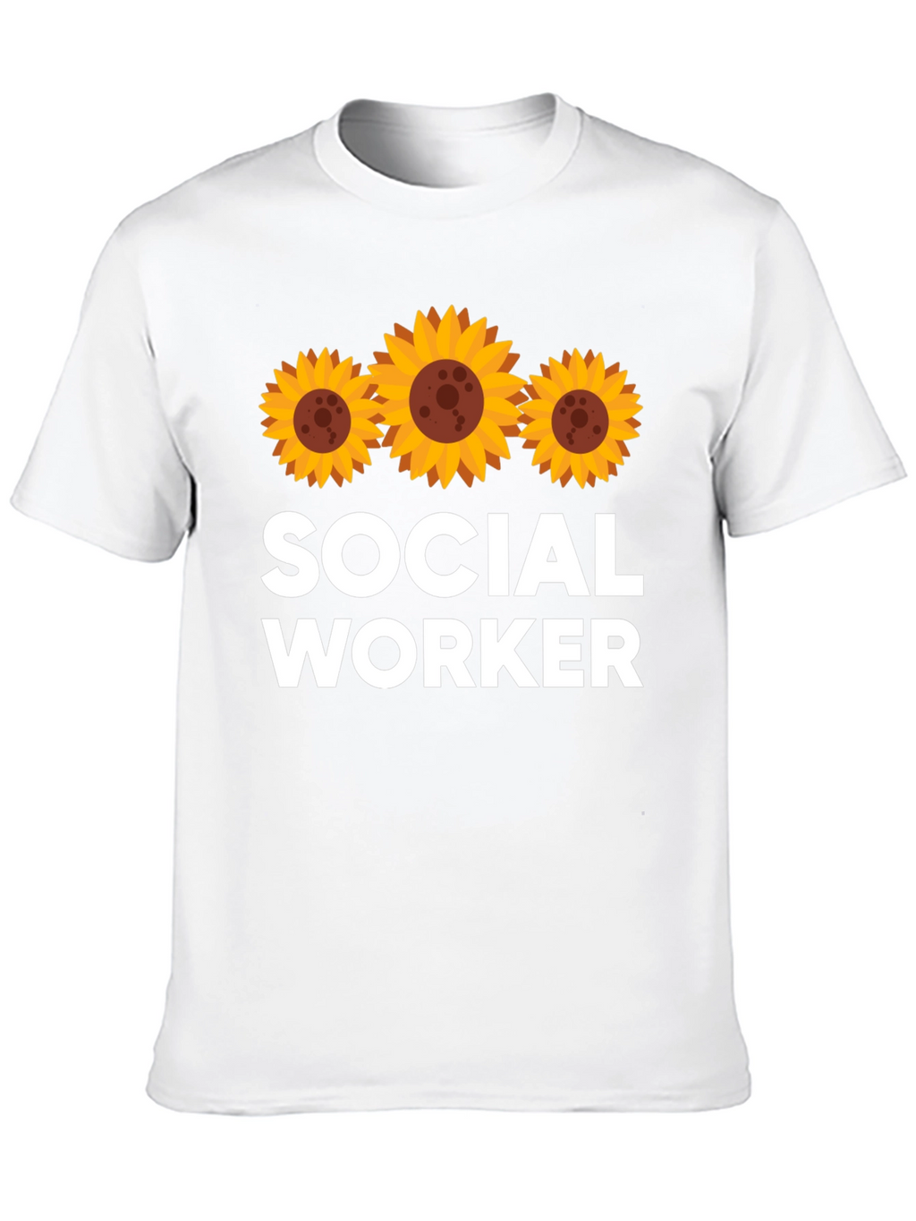 Social Worker Sunflower Graphic Tee